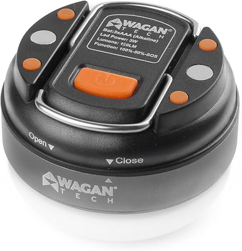 WAGAN 4301 # camplites Dome linterna linterna LED para Camping, Senderismo, Emergencias