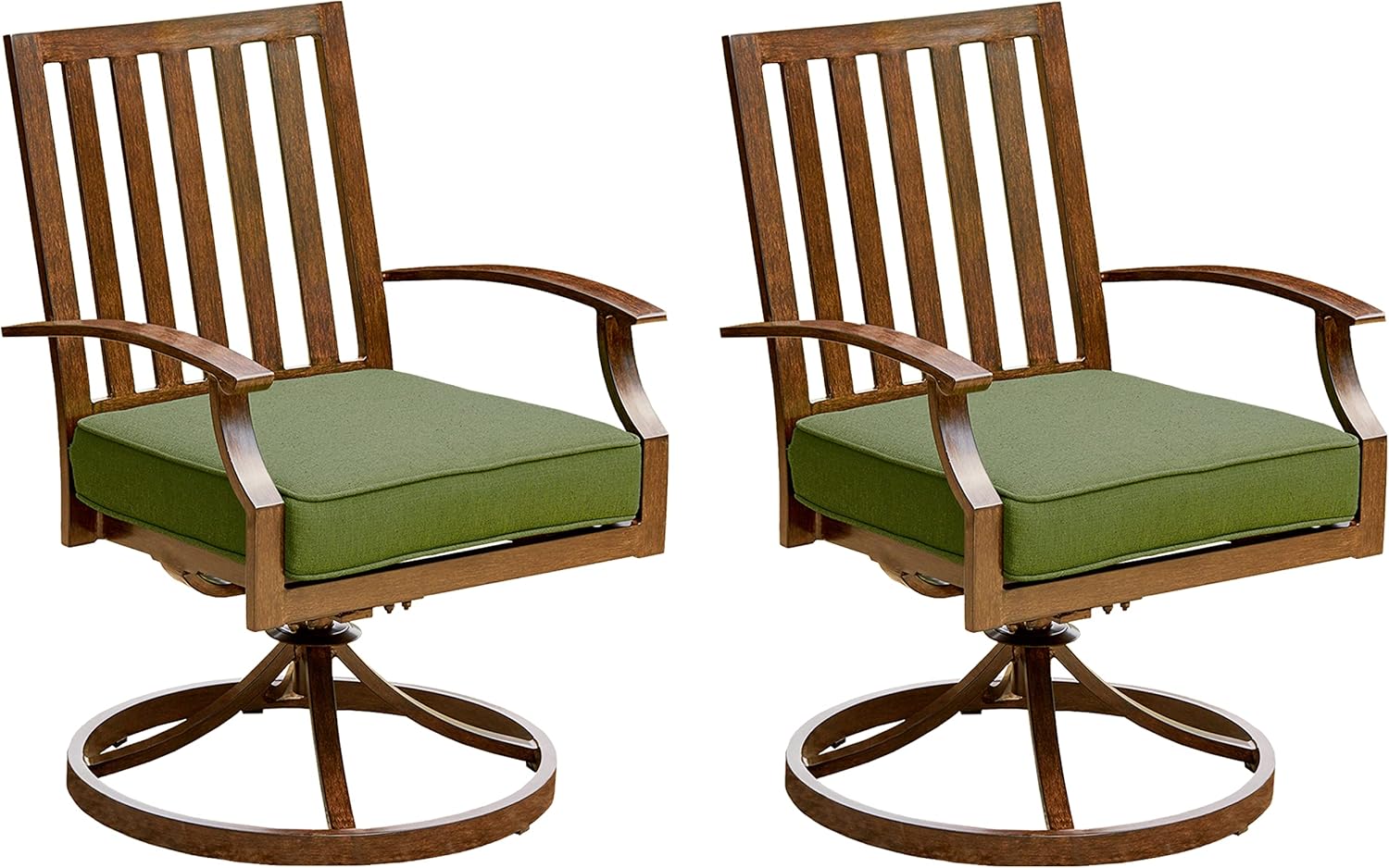 Buy Royal Garden Outdoor Swivel Rocker Patio Dining Chairs Set of 2