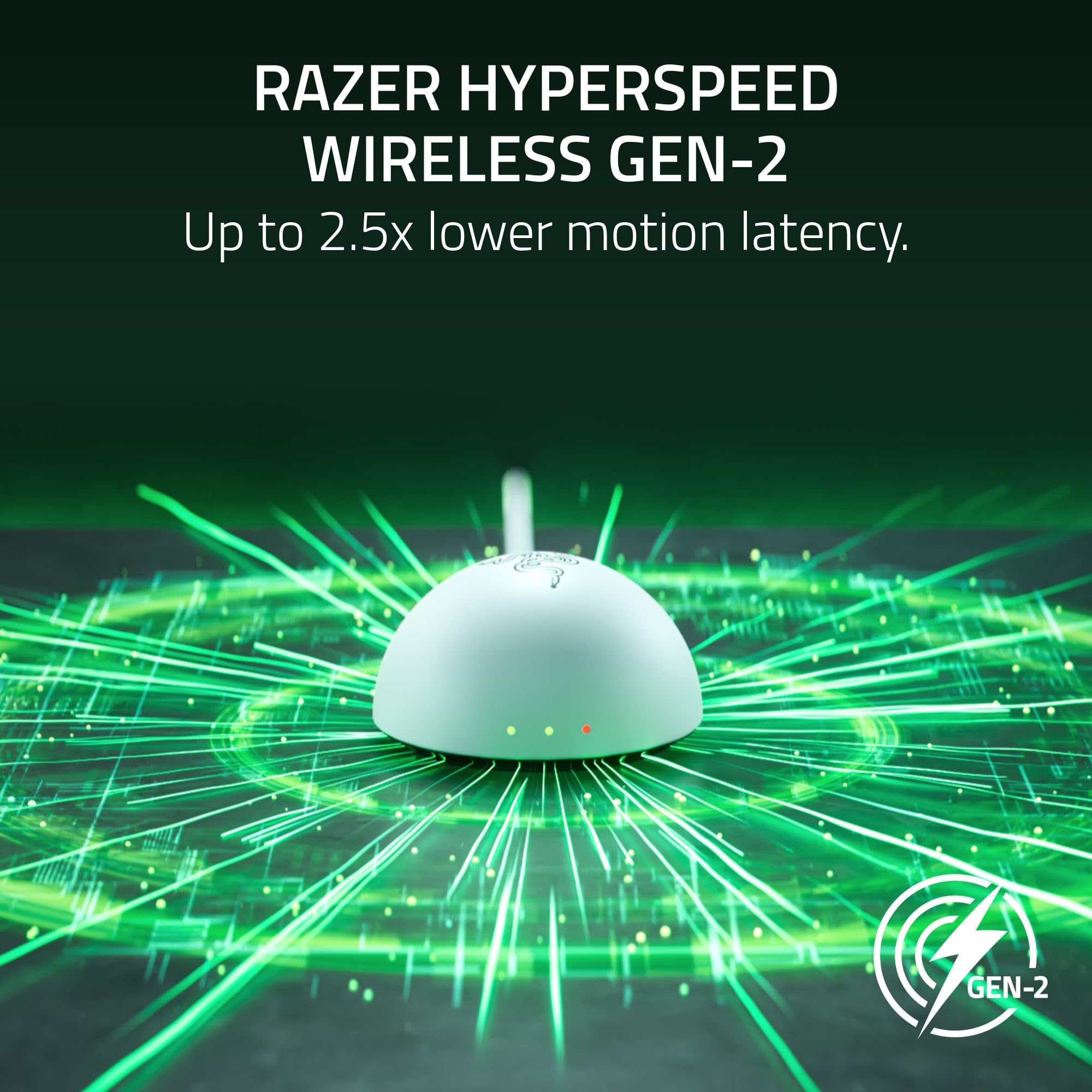 Razer Viper V4 Pro Wireless Esports Gaming Mouse: 50g Ultra Lightweight, Fast & Precise, 50K DPI Optical Sensor, 8K Polling, Gen-4 Optical Switches, Scroll Wheel, USB-C Charging, for PC & Mac - White - 4