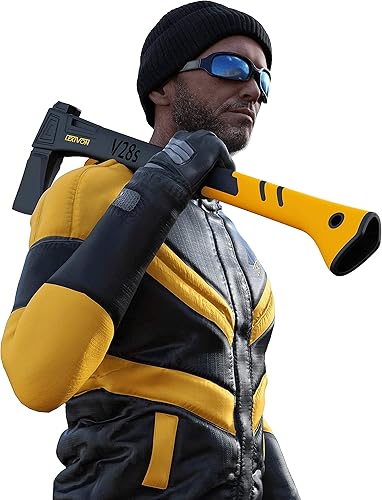 Miniatura 2 de LEXIVON V28s - Hacha de división de 28 pulgadas, mango compuesto de fibra de vidrio ligero y agarre ergonómico TPR | Funda protectora de transporte