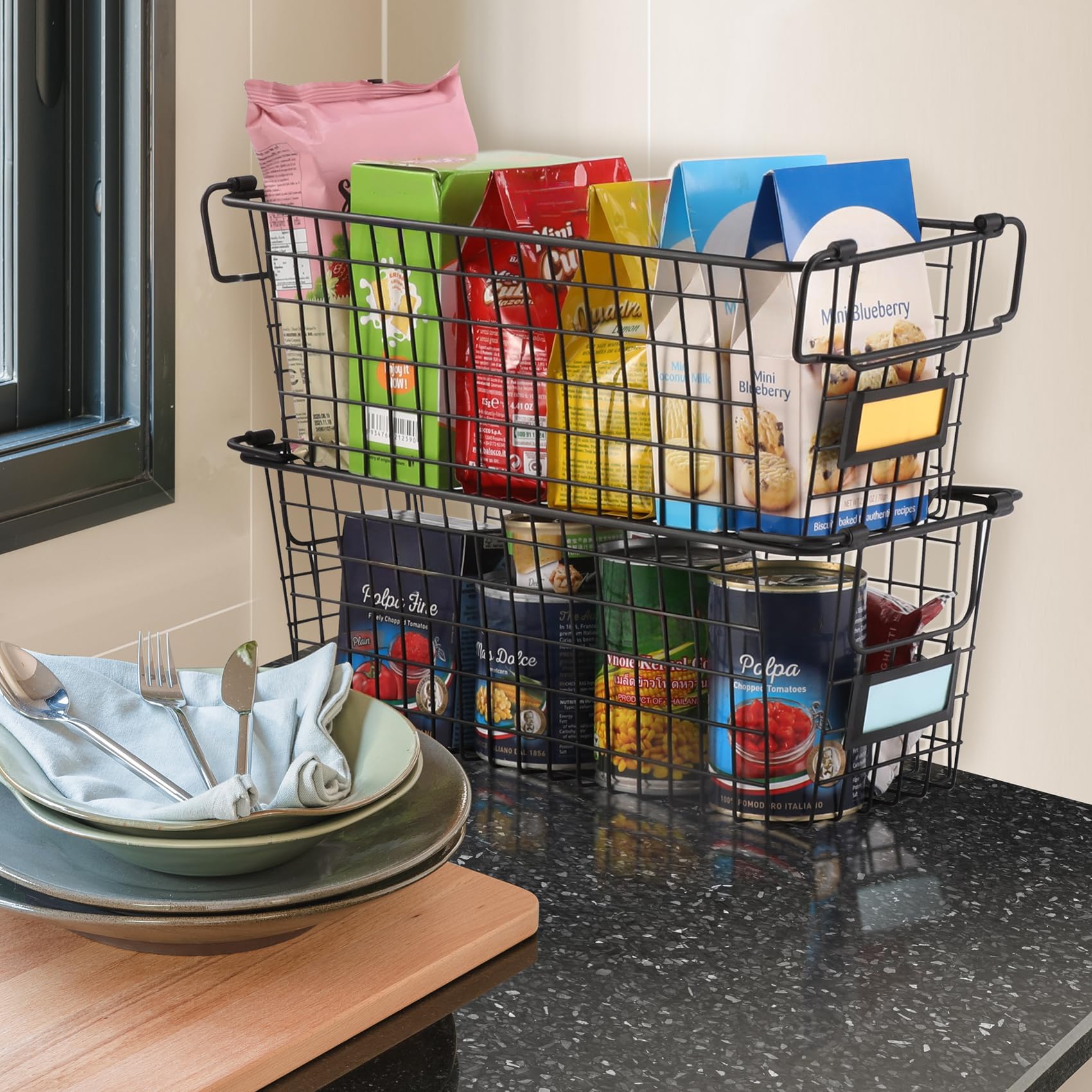 パントリーバスケット シェルフ(S) A099BK など10個セット パントリーバスケット シェルフ(S) A099BK など10個セット