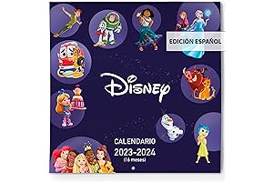 2024 Disney Wall Calendar for Kids: Delightful Disney Characters and Exciting Activities Every Month