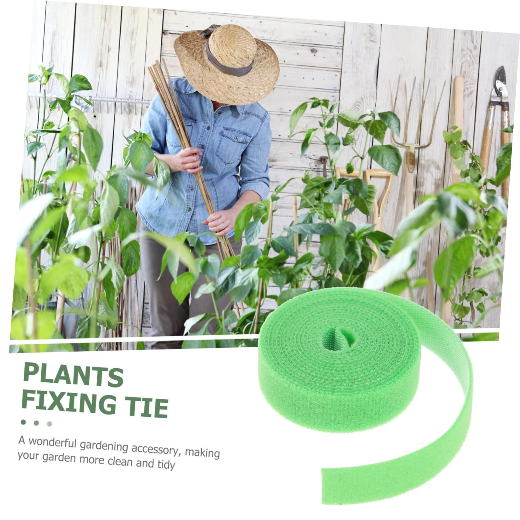BESTonZON 4 Set Fissaggio per Piante Legacci Resistente per Giardinaggio per Sostenere E Rami Condizioni Atmosferiche Avverse Flessibile E Riutilizzabile 4 * 4
