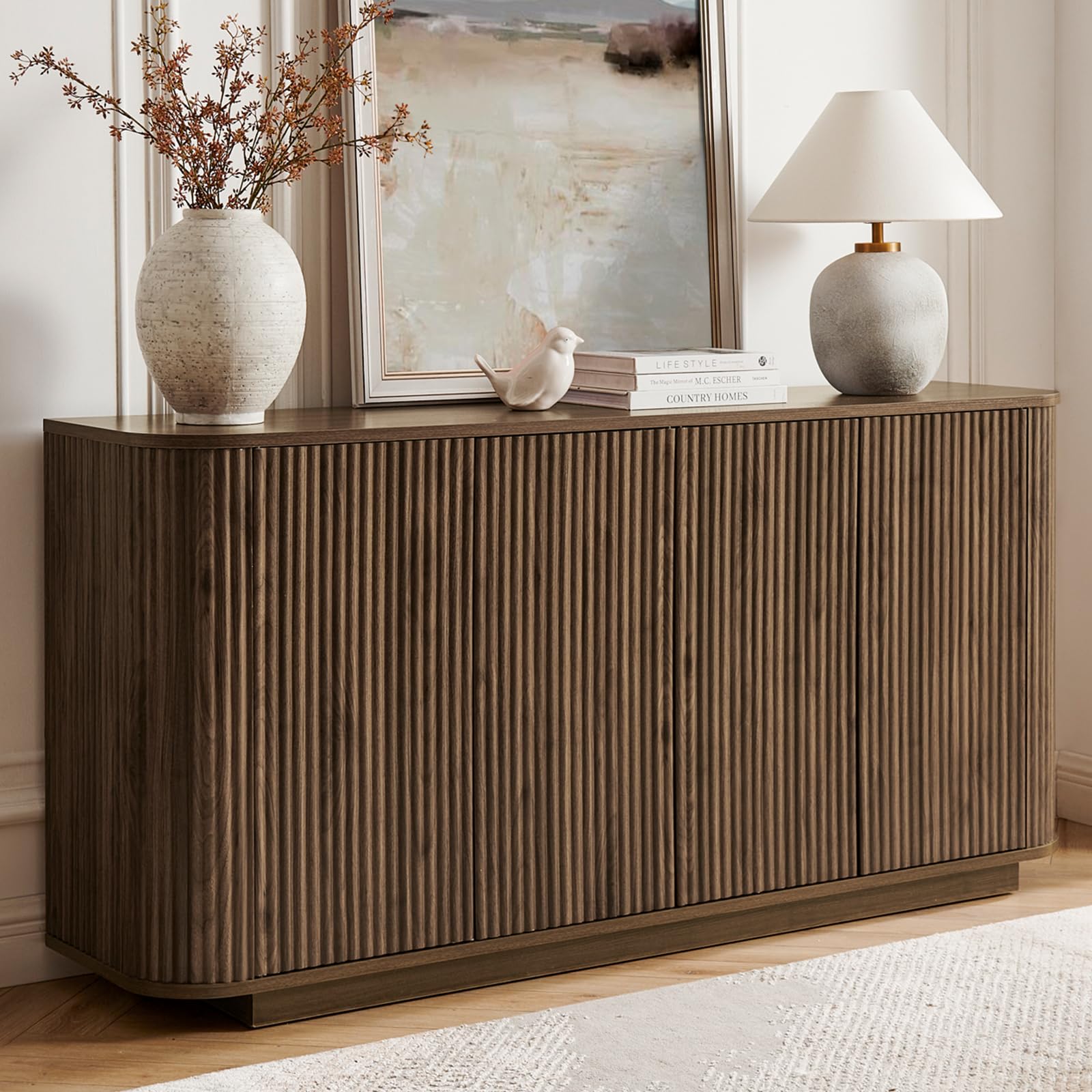 SZTHHDF 64″ Walnut Buffet
