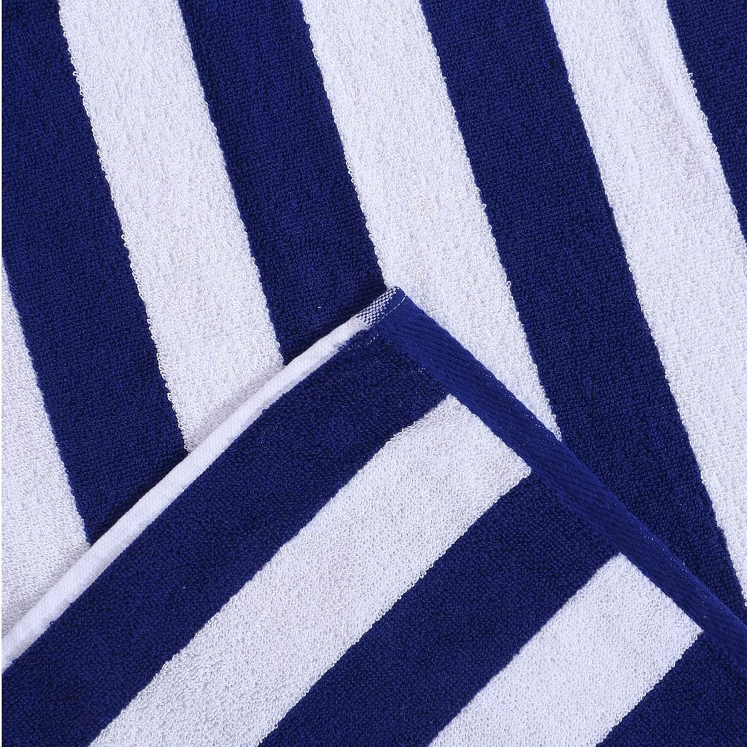 HOME PLUS STUDIO 450GSM Stripes Soft Cotton - Hotel Pool Towel/Swimming ...