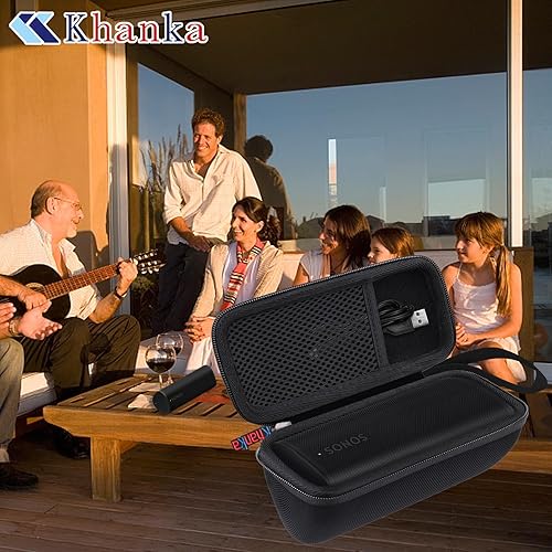 Miniatura 9 de khanka Hard Travel Case Replacement for Sonos Roam 2 / Sonos Roam Portable Smart Bluetooth Speaker