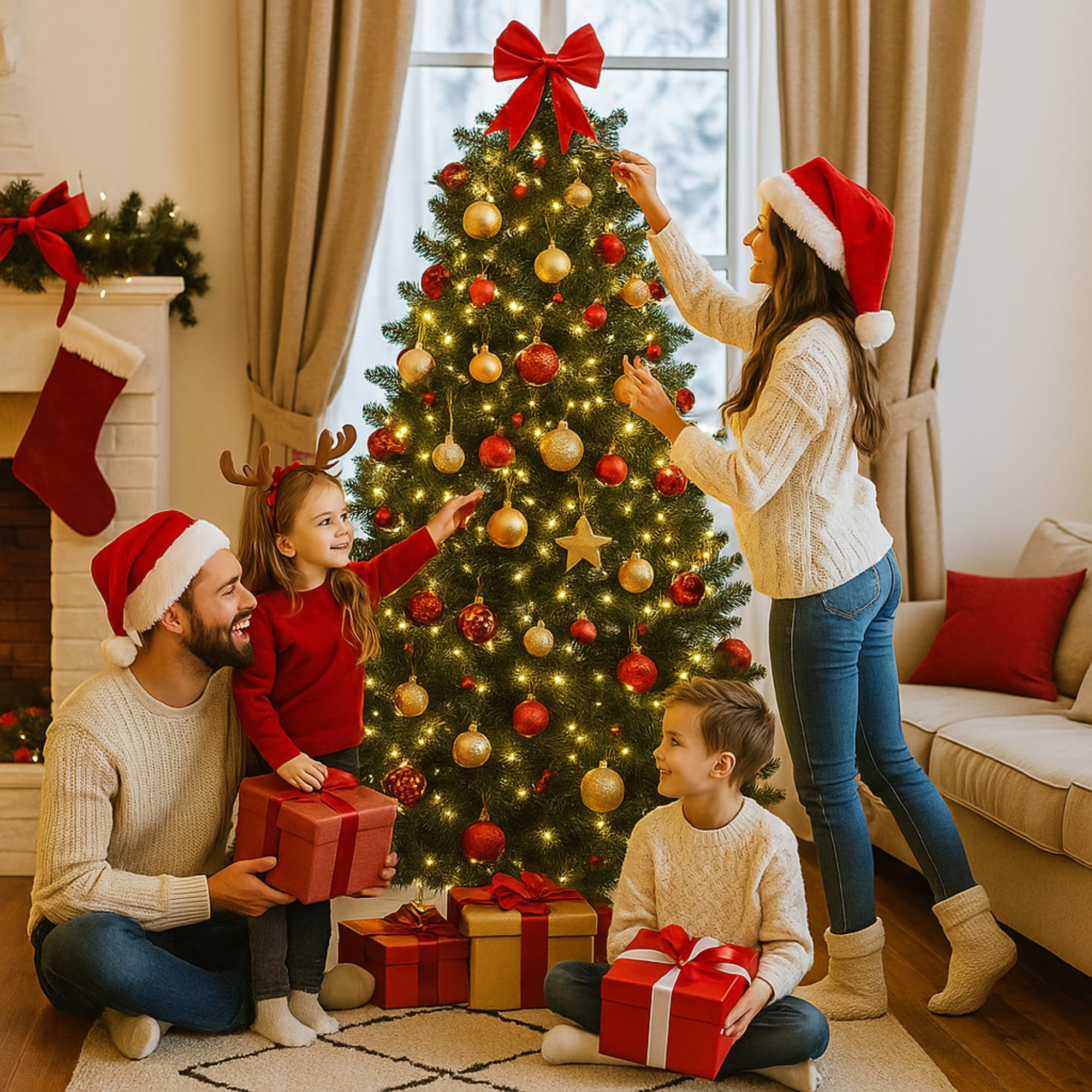 Star Christmas Albero di Natale Artificiale, Effetto Realistico, Facile Montaggio, PVC (BUCAREST, 180cm, 601 Rami, Verde)