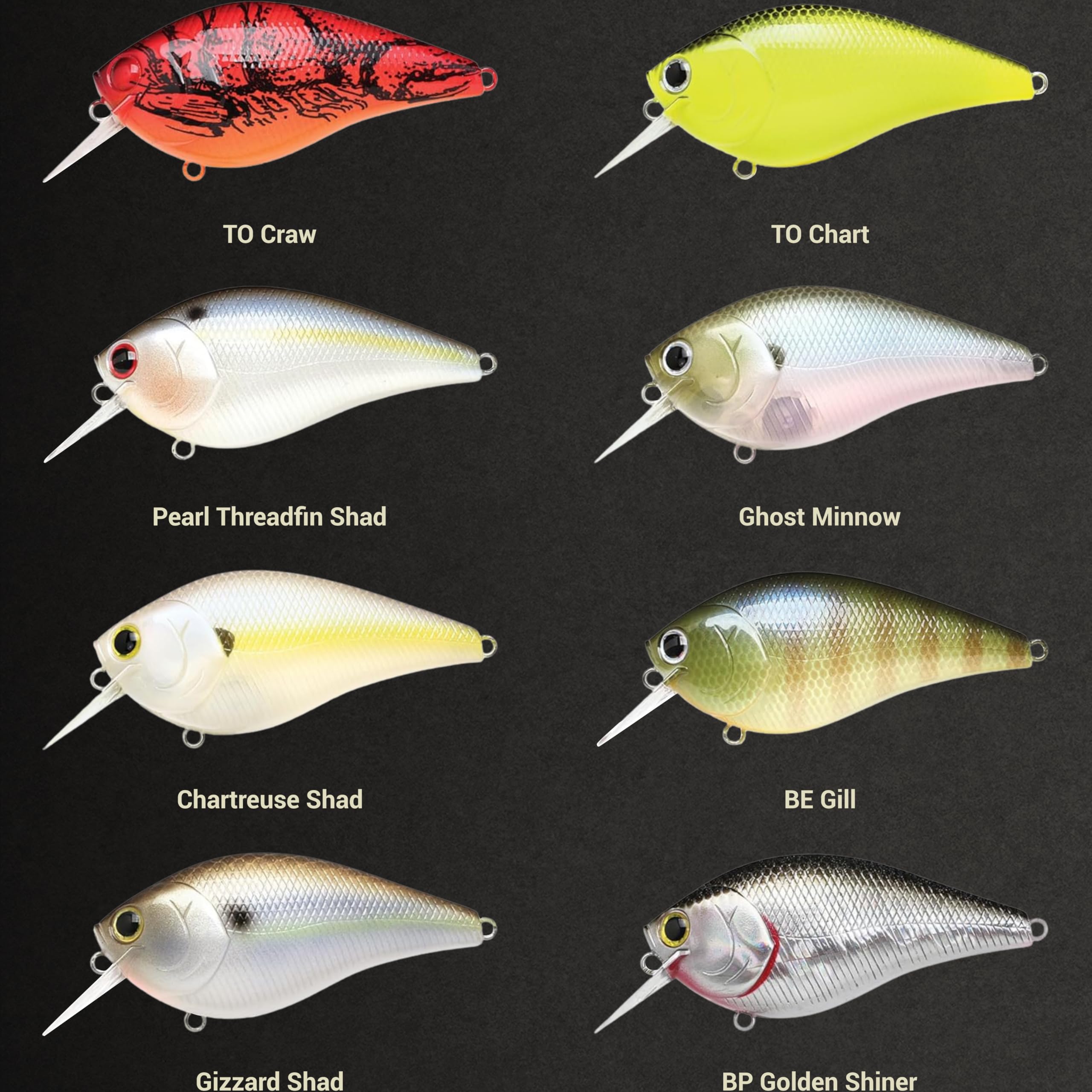 Esca Crankbait Lucky Craft LC 2.5-345DCRCR | Affondante Per Pesca Al Bass | 2 3/4'' 5/8 Oz - 2