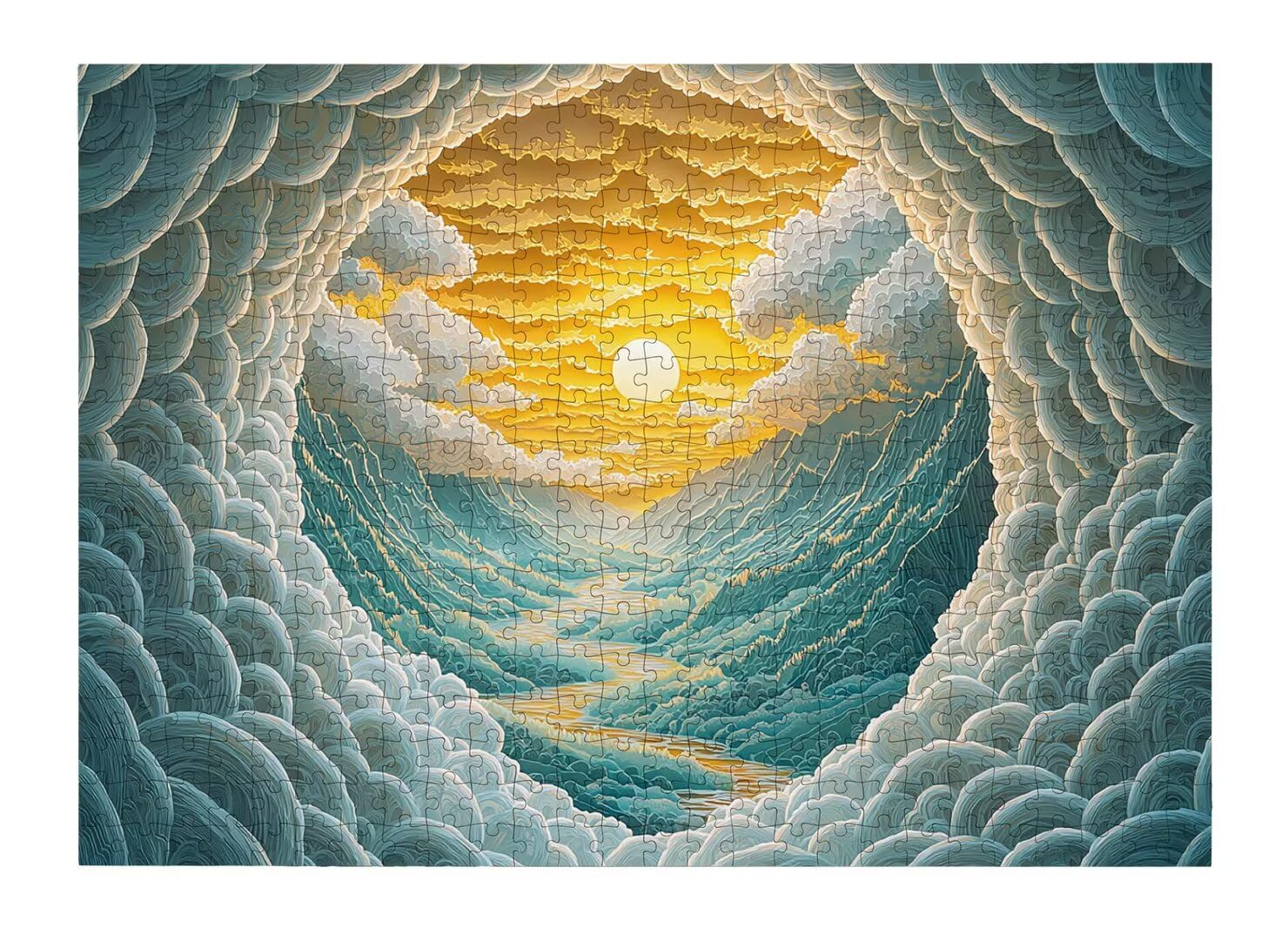 Puzzle 5000 Pezzi, Puzzle Nuvola per Adulti, 157x106cm, Compact Box -4768
