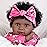 Aori Black Reborn Baby Dolls Girl - 22 inches Lifelike Black American Weighted Doll with Realistic Details, Gift for Kids 3+, Grandparents