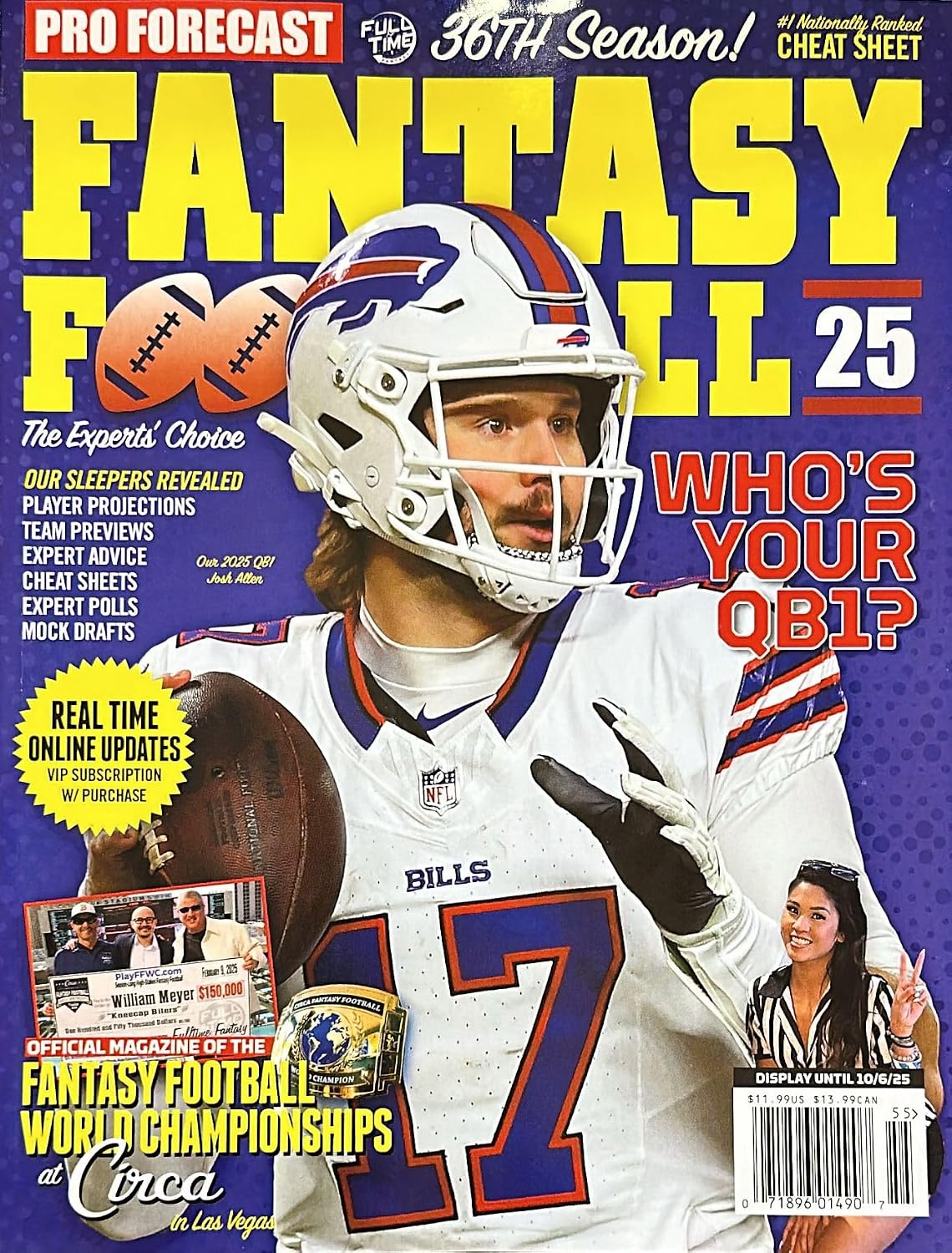 Pro Forecast Fantasy Football 2025 Magazine Issue 55 Our Sleepers ...