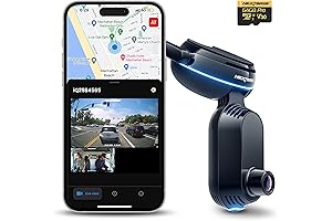 iQ 4K Smart HD Dash Cam Pro and 64G Micro SD Card Bundle