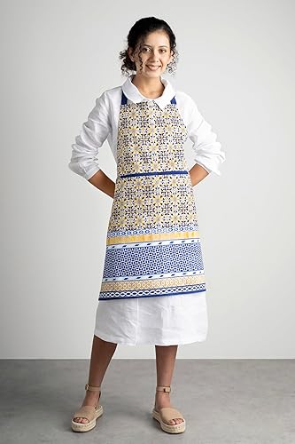 Miniatura 2 de Maison d' Hermine Delantal 100% de algodón para mujeres con bolsillo de cocina delantal de chef para hombres Cocinar Jardinería Servidor Camarera 07