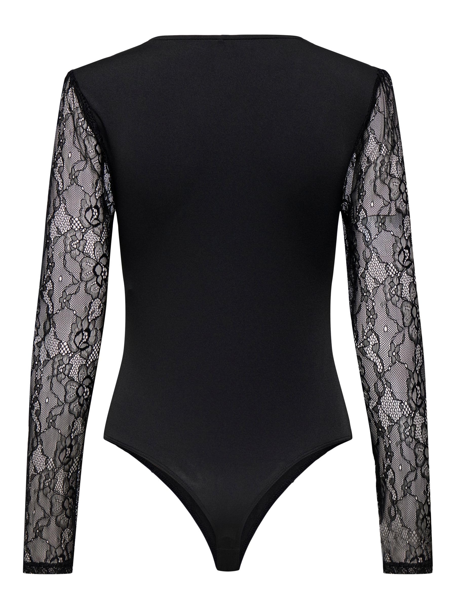 ONLY Onlsia V-neck L/S Lace Body Acc Onlsia V-Neck L/S Lace Body Acc Mujer (Pack de 1)