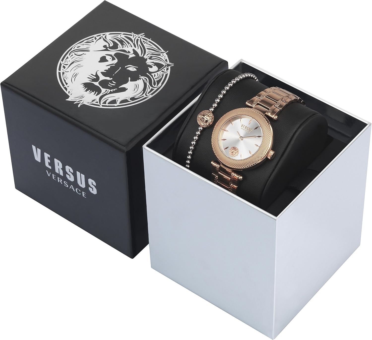 Versus Versace Orologio Analogueico Quarzo Donna con Cinturino in Acciaio Inox VSP712218