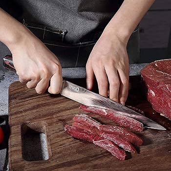 JIKKO® Zestaw japońskich noży VG-10 ze wzmocnionej stali