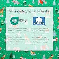 Vista 87 de Great Bay Home Christmas Flannel Sheet Set Full Size - 100% Turkish Cotton, Double-Brushed, Winter Bed Sheets - Ultra-Soft, Cozy, 4-Piece Holiday