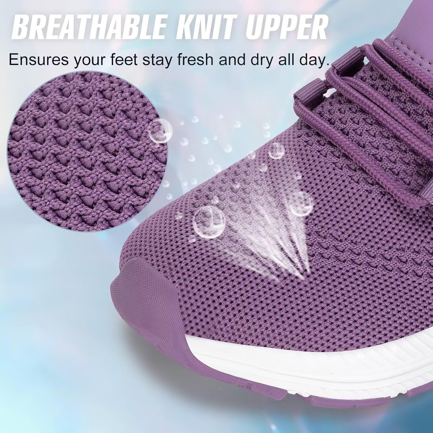 ZYEN Wide Toe Box Shoes Women Non-Slip Ultra Light Running Sneakers Extra Wide Feet Arch Support Walking Shoes Tennis Diabetes Breathable Gym Workouts 6-12 - Image 6