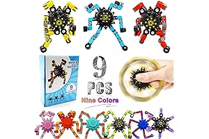 Transformable Skeleton Fidget Spinner: Ultimate Spooky Sensory Stress Reliever