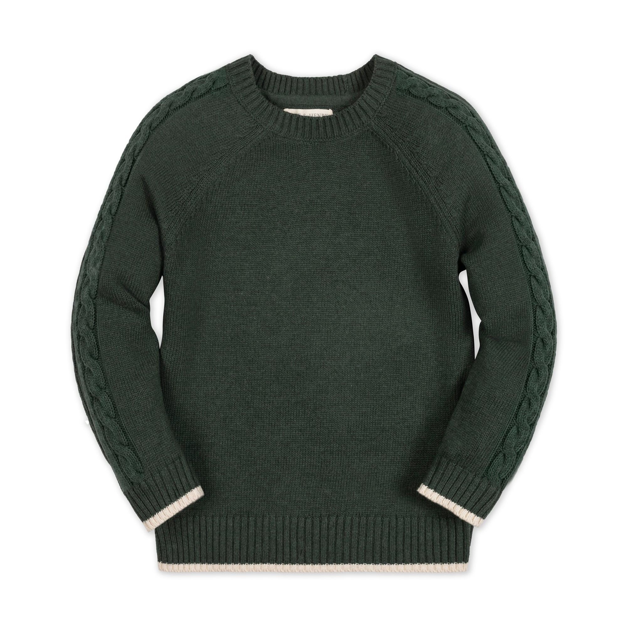 Hope &amp; Henry Boys' Long Sleeve Crew Neck Pullover Sweater