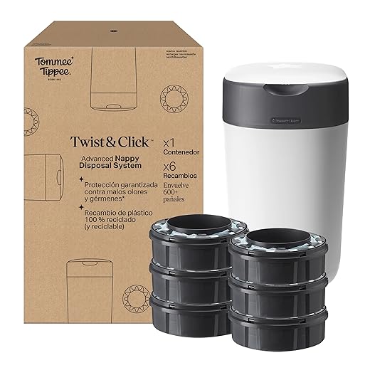 Contenedor Twist and Click de Tommee Tippee - Incluye 6 Recambios