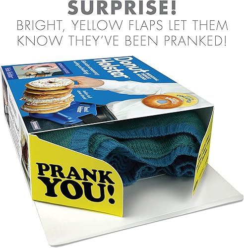 Miniatura 2 de Prank Pack Caja de regalo con funda de dona envuelve tu verdadero regalo en una divertida caja de regalo auténtica de broma o broma  Caja de regalo