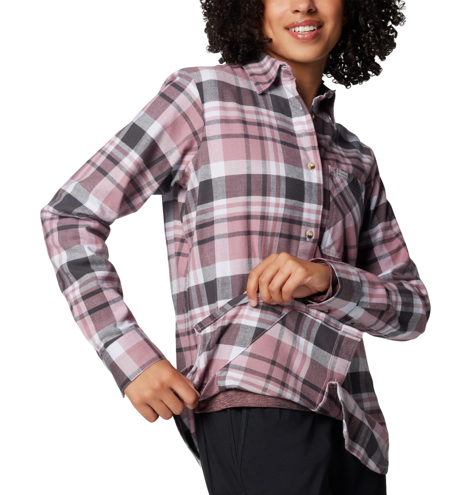 Columbia Damen Calico Basin Flannel Long Sleeve Shirt Calico Basin Langarm-Flanellhemd