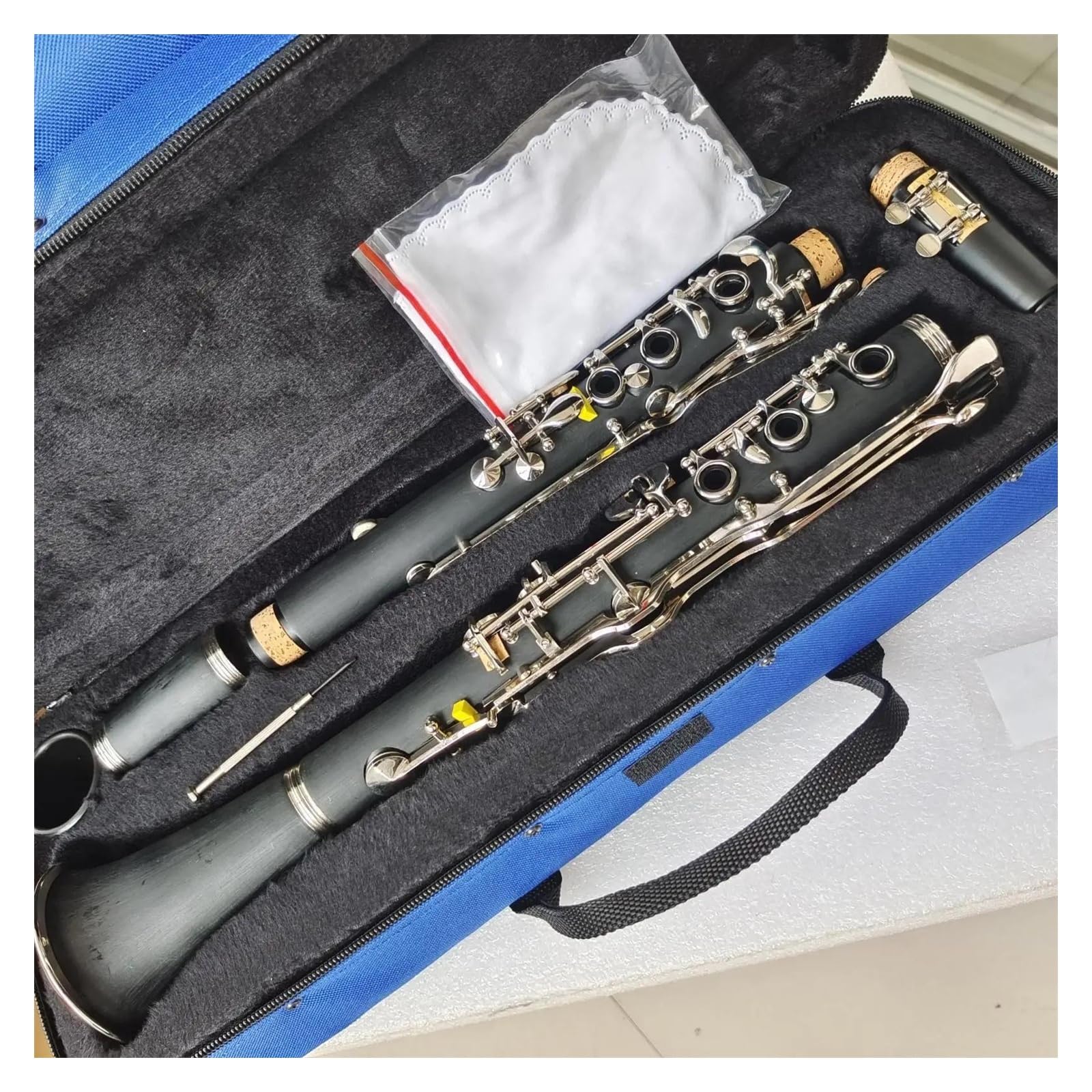 Strumenti A Fiato Per Clarinetto Con Corpo In Ebanite E Chiave G Con Accessori