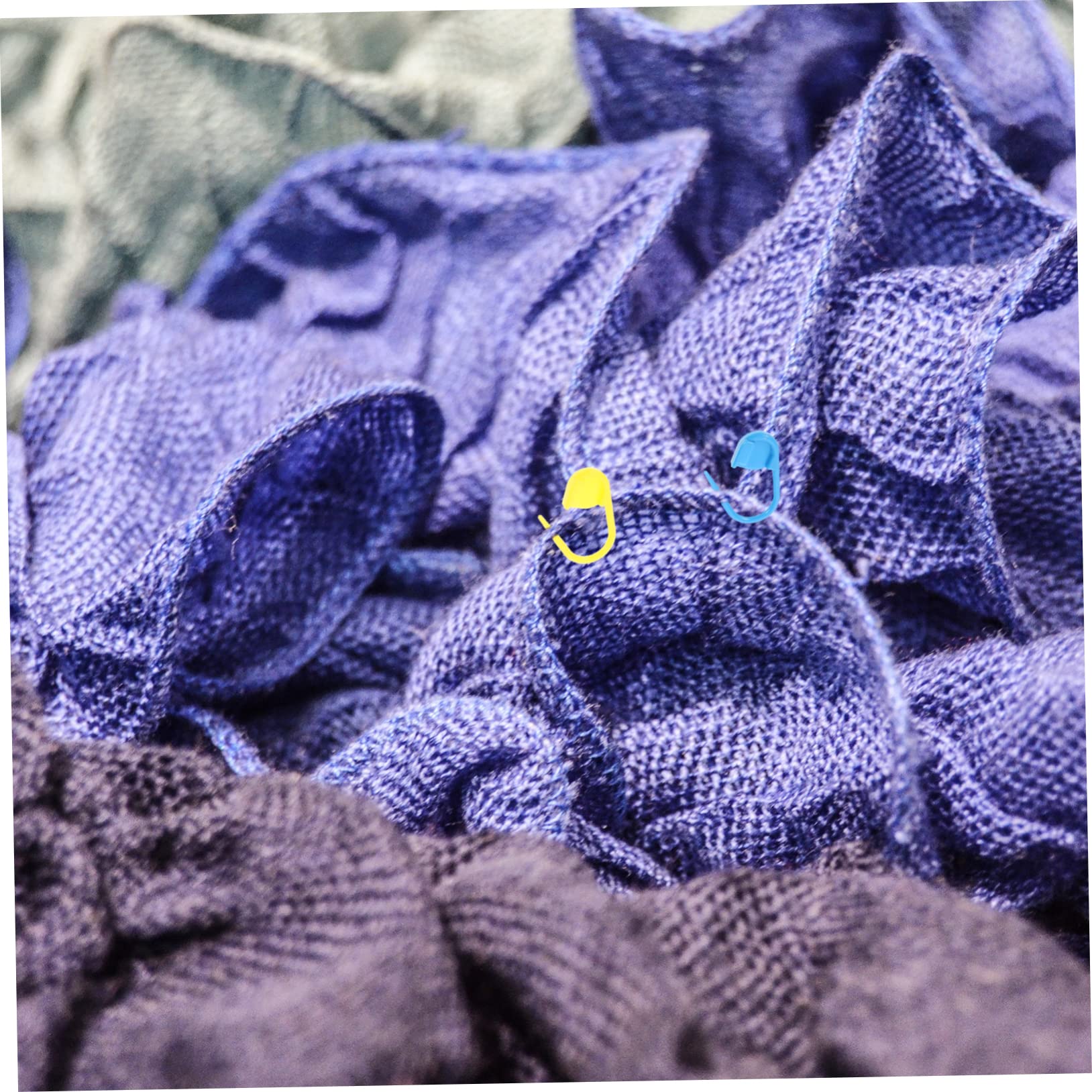 Marcadores De Tejer De Plástico Clip De Bloqueo Herramientas De Accesorios Portátiles Para Crochet y Manualidades