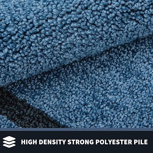 Miniatura 10 de PURRUGS Tapete para puerta de Dirt Trapper de 32 x 48 pulgadas, antideslizante, lavable a máquina, rascador de zapatos, alfombra de bienvenida súper