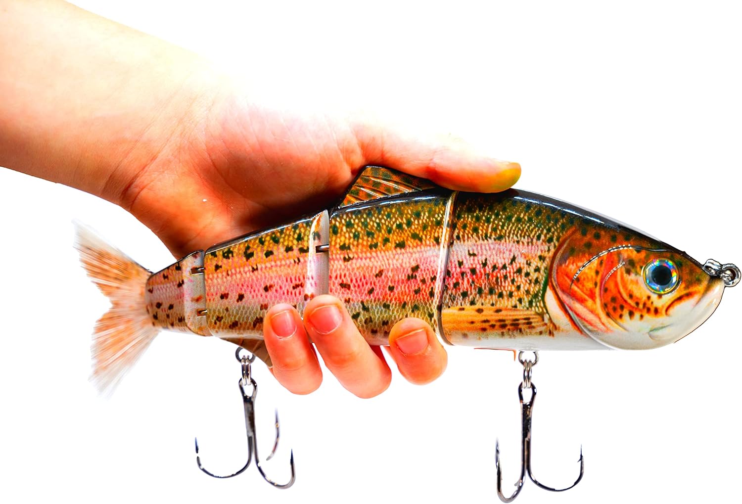 9" Summer Dancer Swimbait Glide Bait Rainbow Trout Bluegill Multi