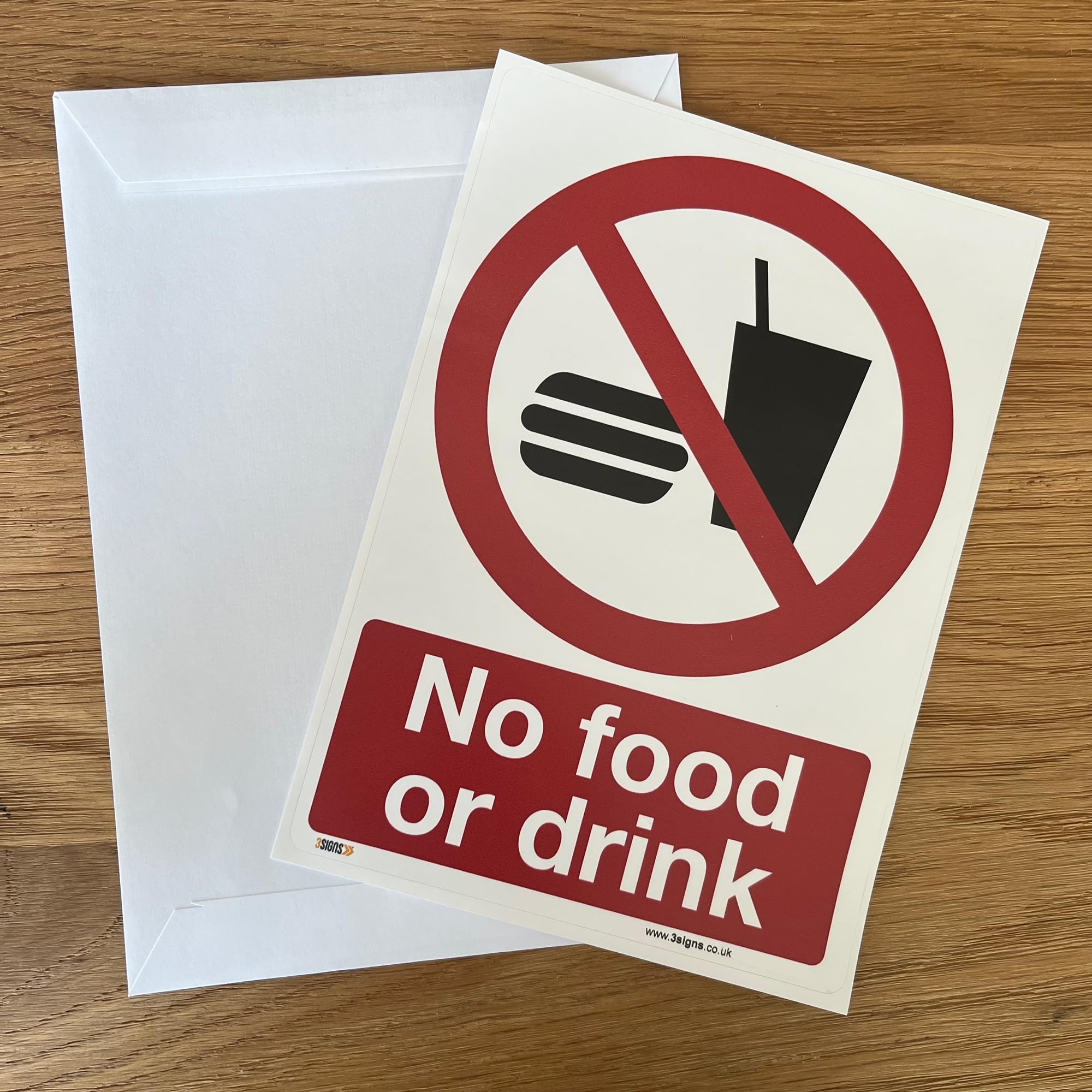 Food And Drink Not Allowed In This Area - Portrait | Eureka Direct
