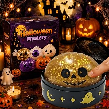 Halloween Dumpling Squishy Mystery Glitter Dumpling Squishy