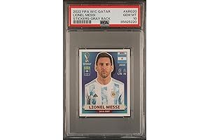 2022 World Cup Lionel Messi Graded #ARG20 PSA10 Sticker Card