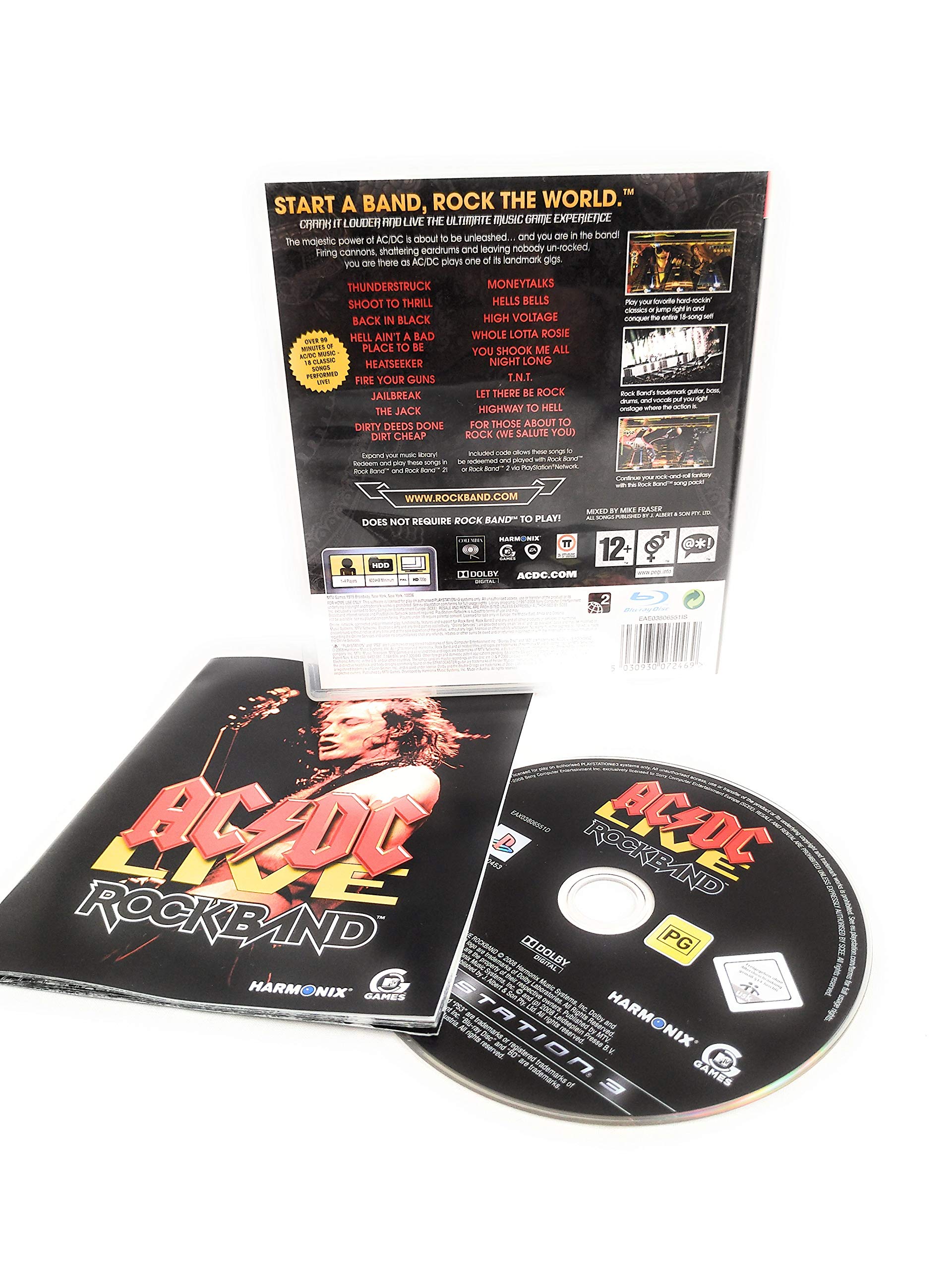Ac/Dc Live Rockband Ps3 Uk