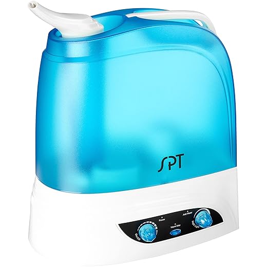 SPT SU-2628BA: Dual Mist Humidifier with ION Exchange Filter