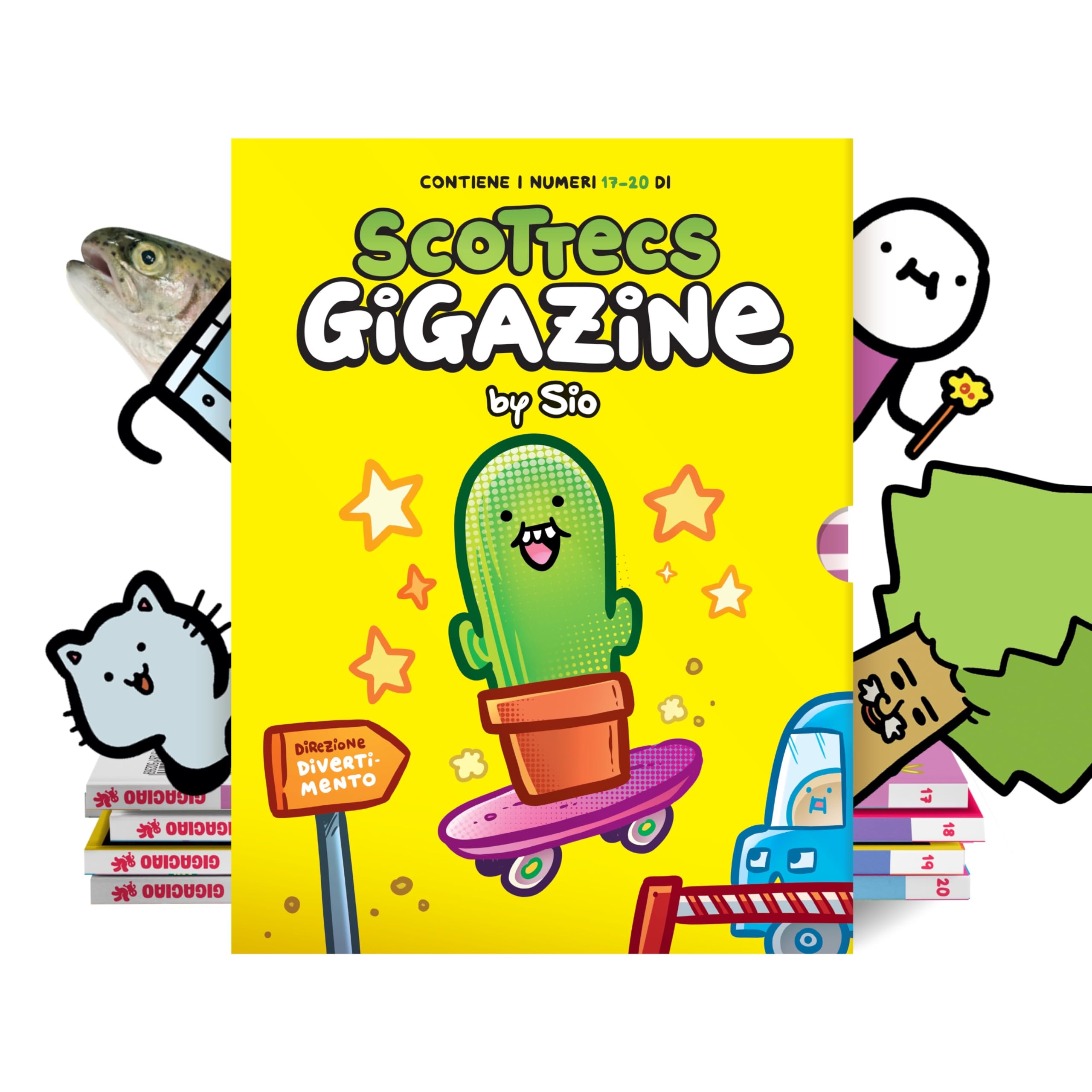 Scottecs Gigazine. Cofanetto 5 (Vol. 17-20)