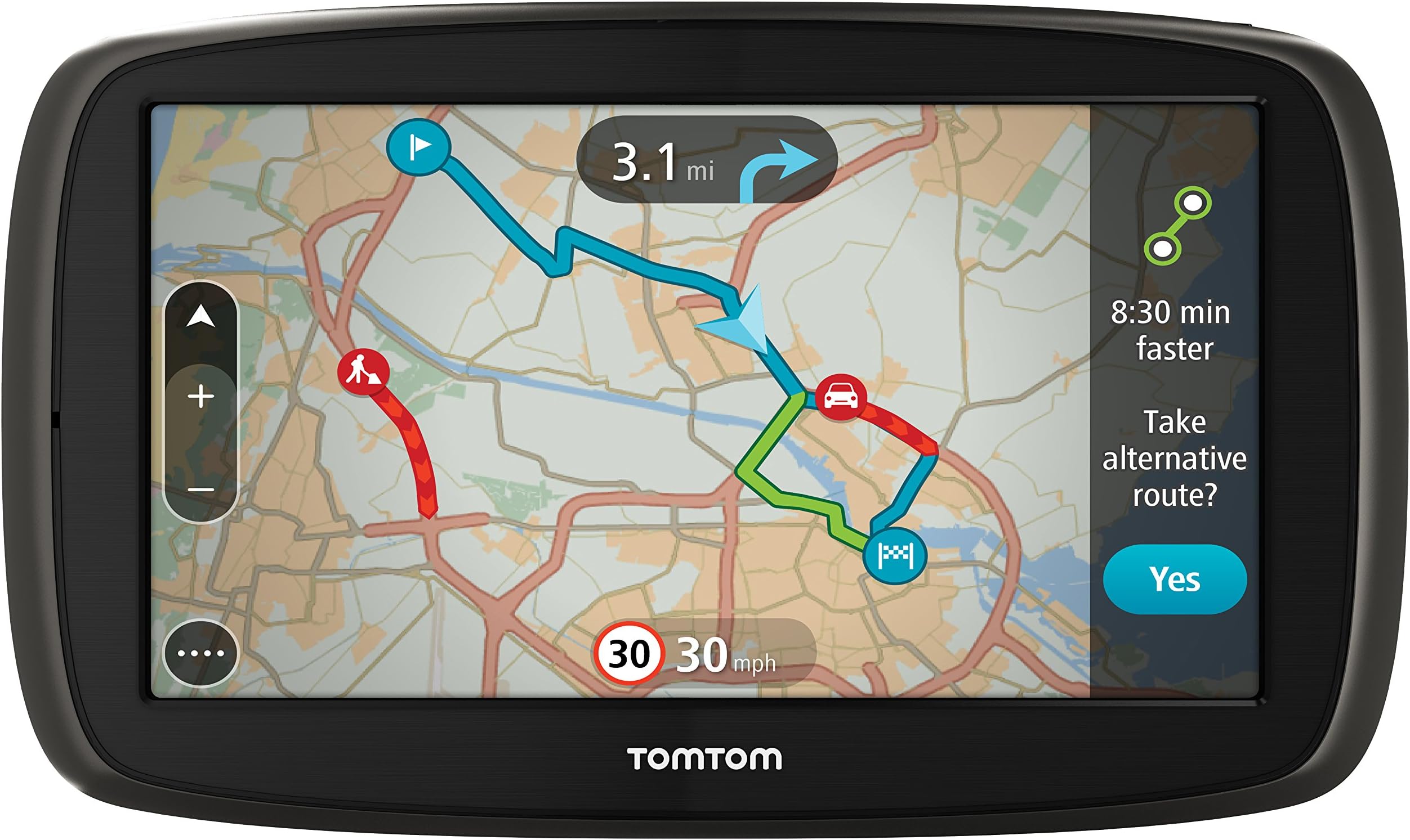 TOMTOM START 60, GPS 6, 45 pays - Cartes gratuites à vie - Auto