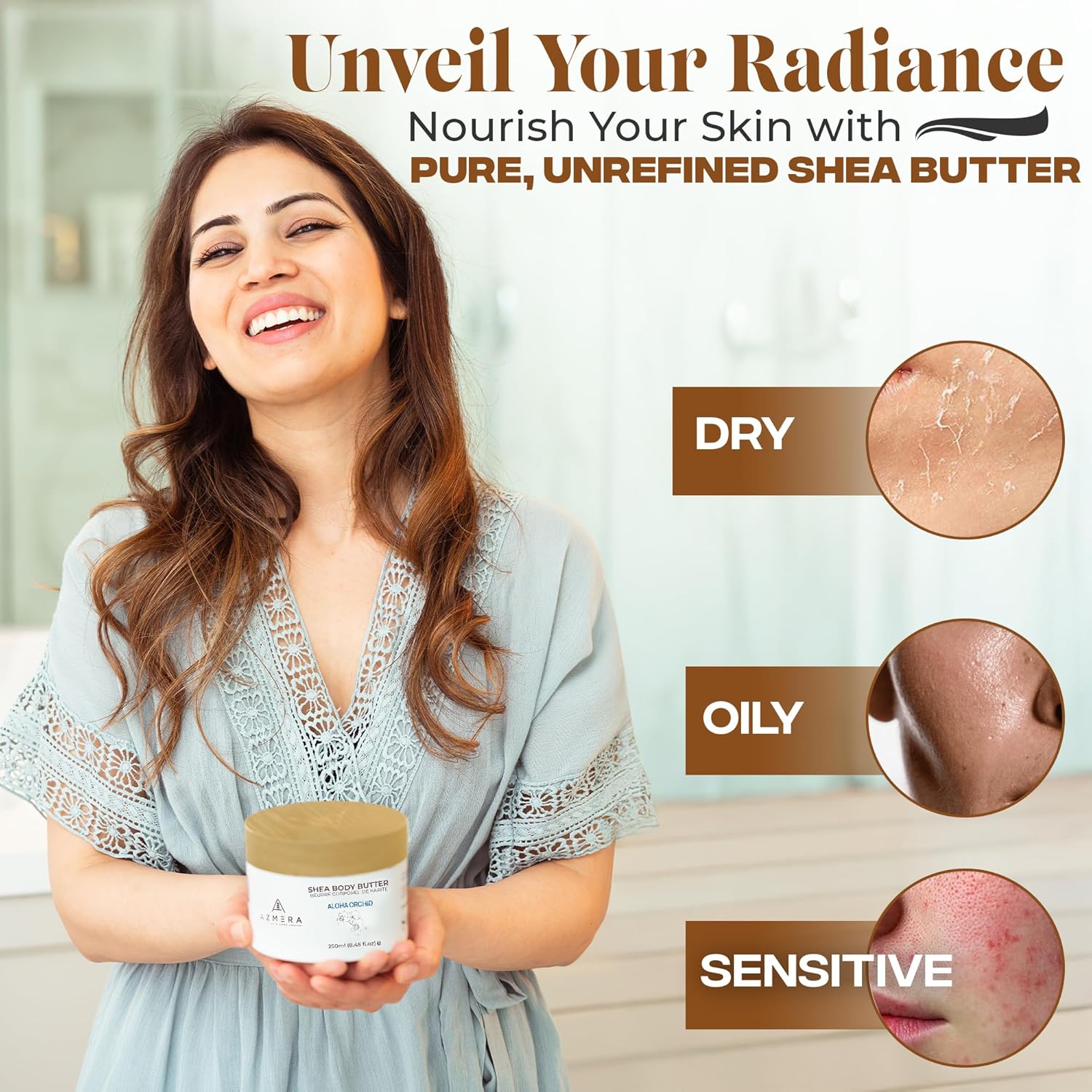 AZMERA Handcrafted Whipped Shea Body Butter Review: A Luxurious Moisturizer for Dry and Sensitive Skin