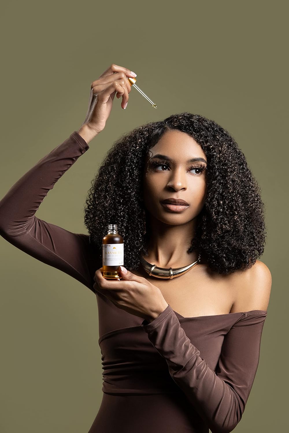 Rapid Hair Growth Oil (Mint, 50 ML), Gold, Brown, Bronze, 1.70 Fl Oz (Pack of 1)
