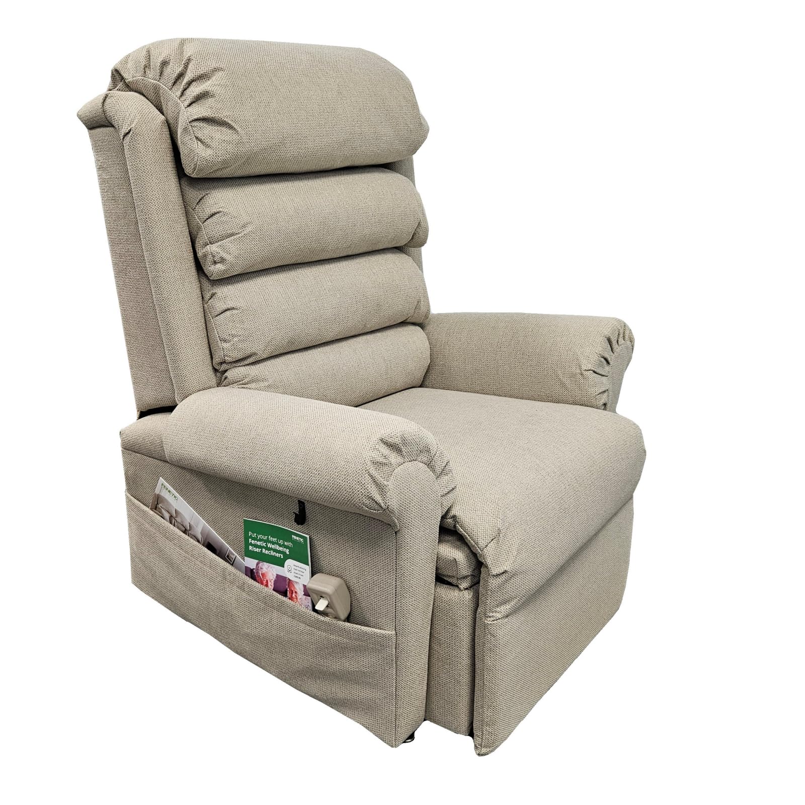 Pride 670 Bariatric heavy duty electric riser recliner chair (Fresh)