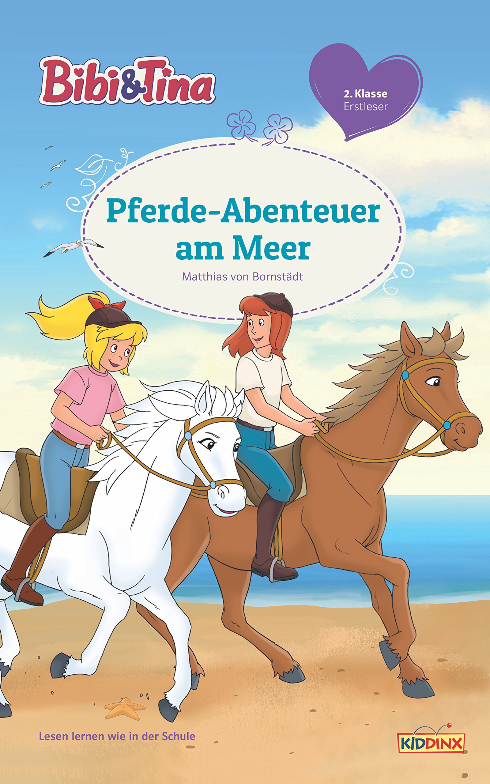 Bibi & Tina - Pferde-Abenteuer am Meer: Erstlesebuch (German Edition)