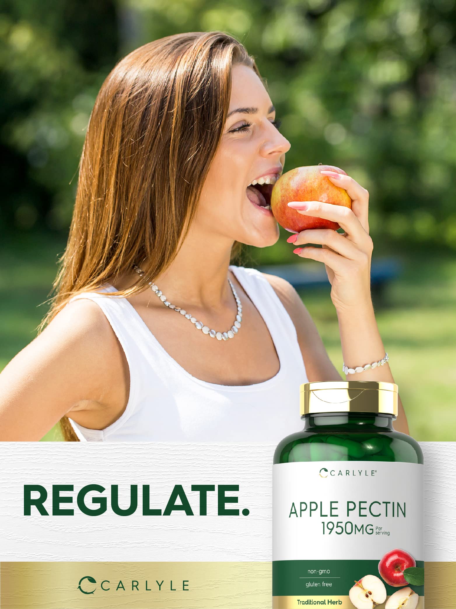 Carlyle Apple Pectin Capsules | 1950mg | 150 Pills — Amazon image 6