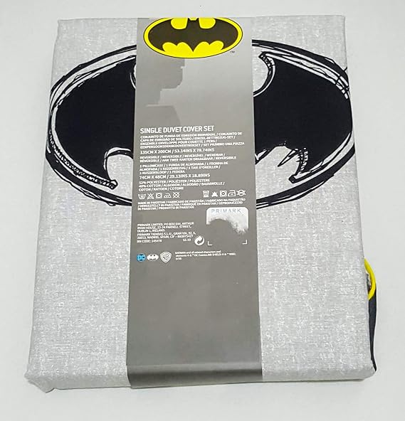 Primark Home DC Comic Batman - Juego de Funda de edredón Reversible con  Funda de Almohada de 135 x 200 cm : Amazon.es: Hogar y cocina