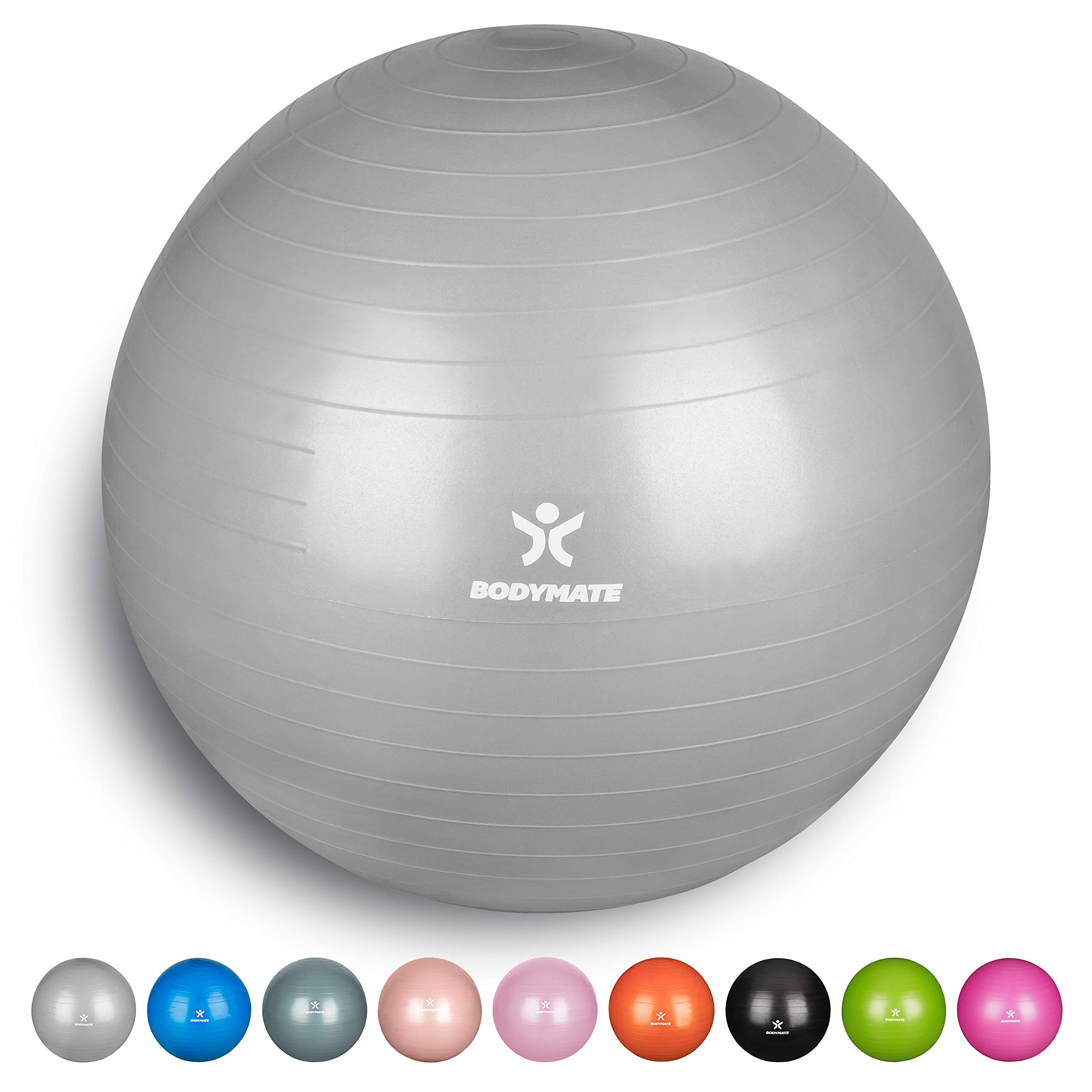 Buy BODYMATE Antiburst Exercise Ball Includes Ebook and air pump