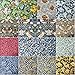 Vintage William Morris Floral Fabric Squares 10x10 for Quilting Retro Floral Cotton Fabric Bundles Layer Cake Fabric for Quilting 10 Inch Precut Quilt Squares for Sewing Patchwork (42Pcs)