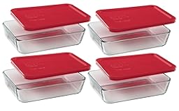 3-Cup Rectangle Food Storage &lpar;Pack of 4 Containers&rpar;
