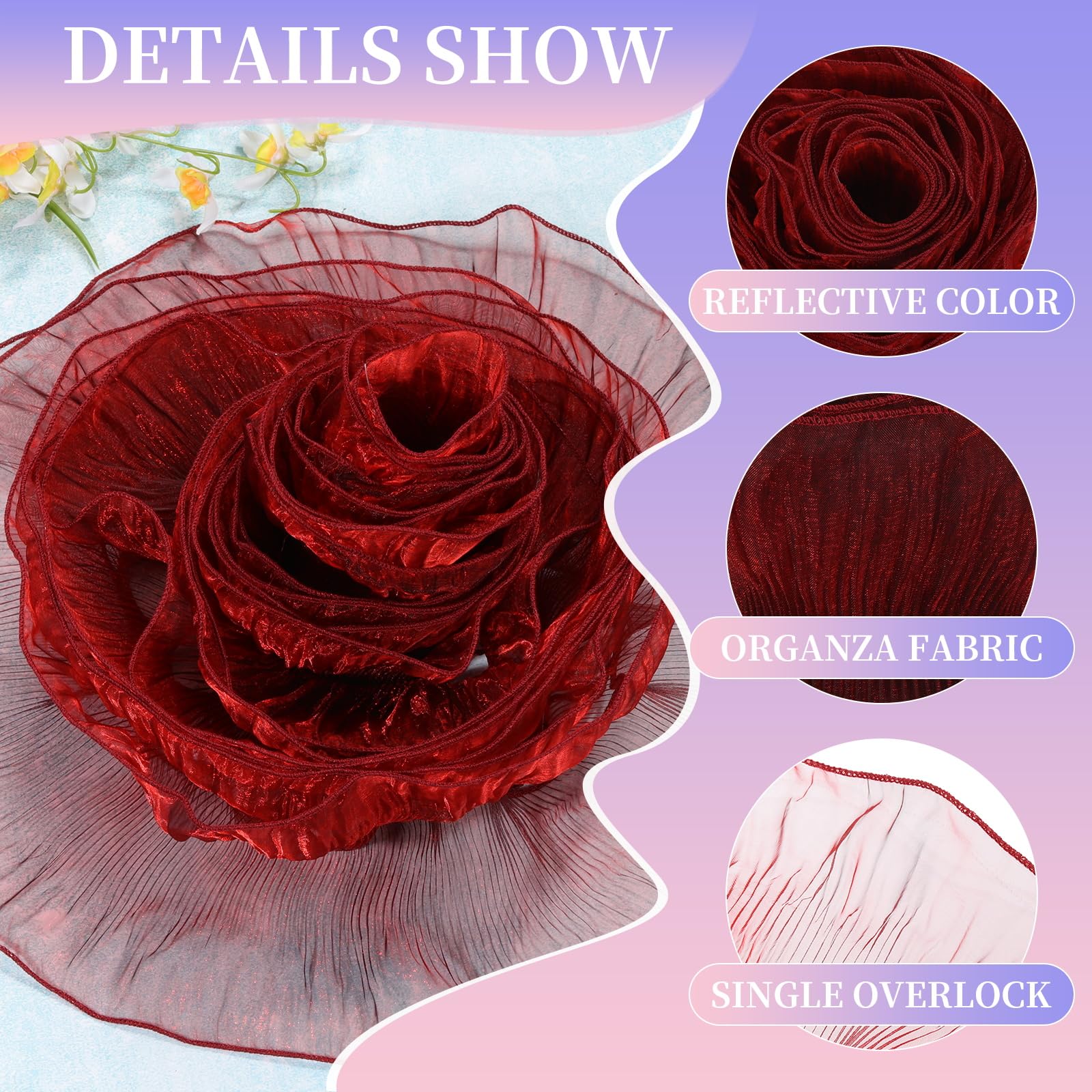 PATIKIL Ruffle Lace Trims - Image 3