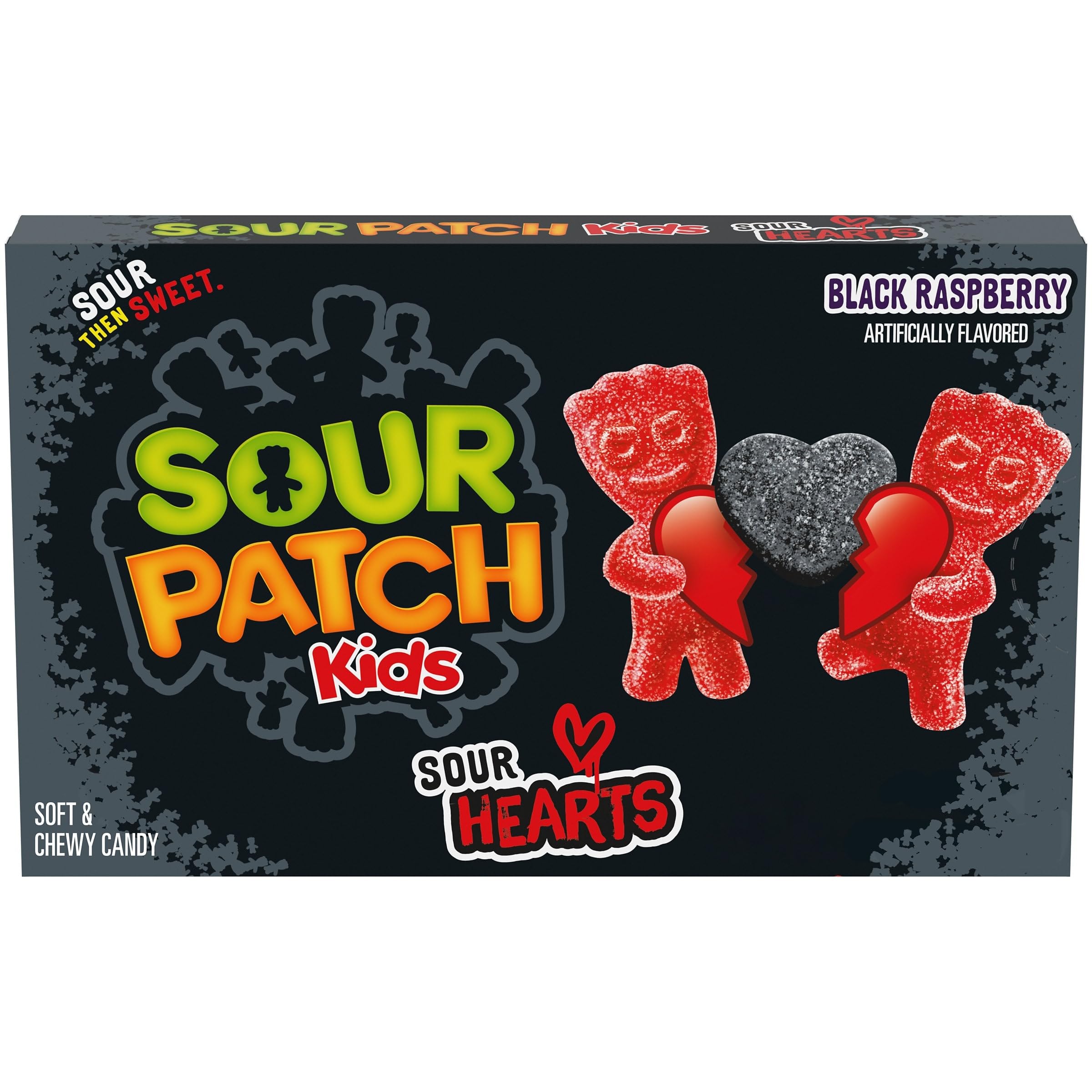 Sour Patch Kids Raspberry / 3 Ounce (Pack of 1) / black Gummy Candy