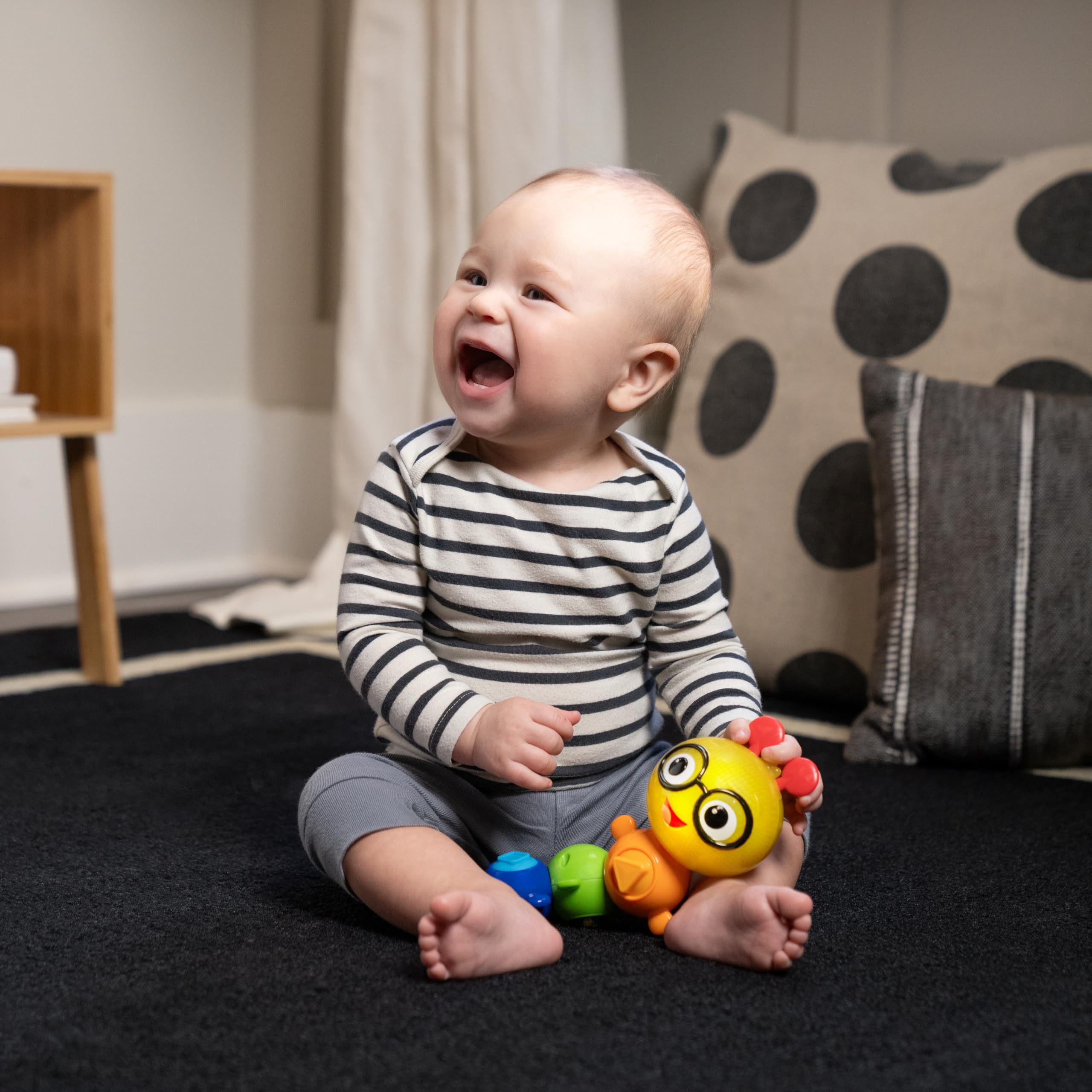 Baby Einstein Twist-a-Pal Cal Sensory Toy, with Music and Bead Chaser, Ages 6 Months and Up - Image 4